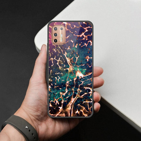 Motorola Moto G9 Plus Cover - Colorful Marble Series - HQ Premium Shine Durable Shatterproof Case