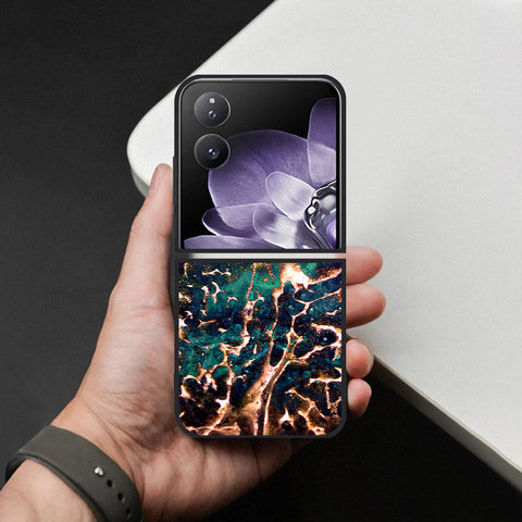 Xiaomi Mix Flip Cover - Colorful Marble Series - HQ Premium Shine Durable Shatterproof Case