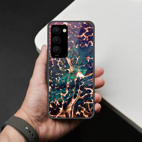 Tecno Camon 18 Premier Cover - Colorful Marble Series - HQ Premium Shine Durable Shatterproof Case