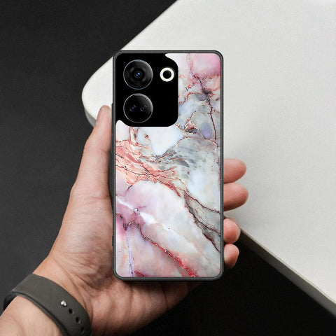 Tecno Camon 20 Cover - Colorful Marble Series - HQ Premium Shine Durable Shatterproof Case