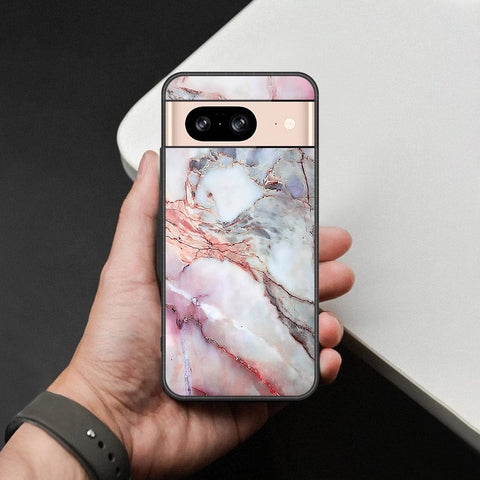 Google Pixel 8 Cover - Colorful Marble Series - HQ Premium Shine Durable Shatterproof Case