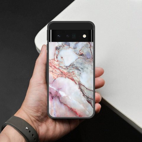Google Pixel 6 Pro Cover - Colorful Marble Series - HQ Premium Shine Durable Shatterproof Case