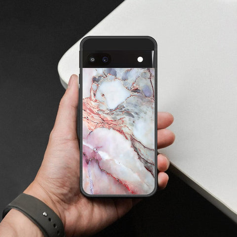 Google Pixel 6a Cover - Colorful Marble Series - HQ Premium Shine Durable Shatterproof Case