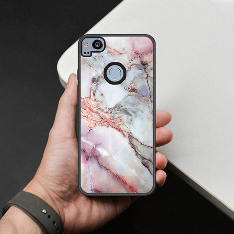 Google Pixel 2 XL Cover - Colorful Marble Series - HQ Premium Shine Durable Shatterproof Case