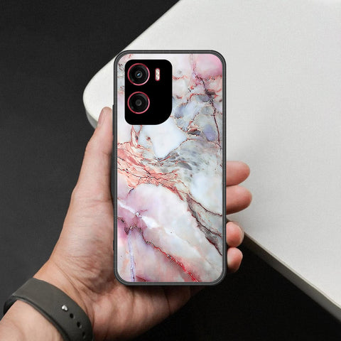 Motorola Moto E15 Cover - Colorful Marble Series - HQ Premium Shine Durable Shatterproof Case