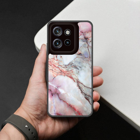 Motorola Edge 50 Neo Cover - Colorful Marble Series - HQ Premium Shine Durable Shatterproof Case