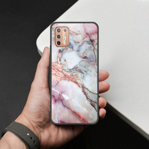 Motorola Moto G9 Plus Cover - Colorful Marble Series - HQ Premium Shine Durable Shatterproof Case