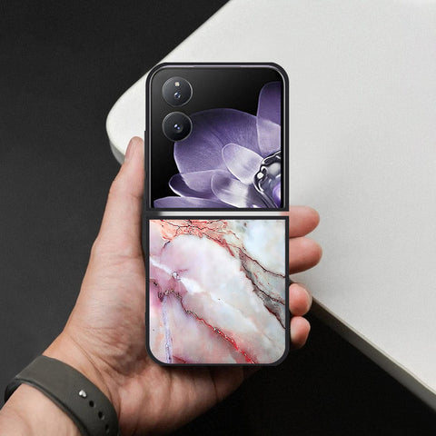 Xiaomi Mix Flip Cover - Colorful Marble Series - HQ Premium Shine Durable Shatterproof Case