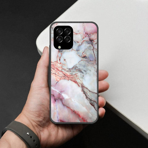 Samsung Galaxy M33 Cover - Colorful Marble Series - HQ Premium Shine Durable Shatterproof Case