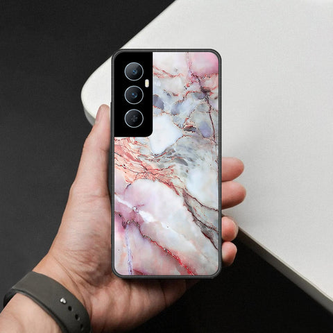 Realme C65 Cover - Colorful Marble Series - HQ Premium Shine Durable Shatterproof Case
