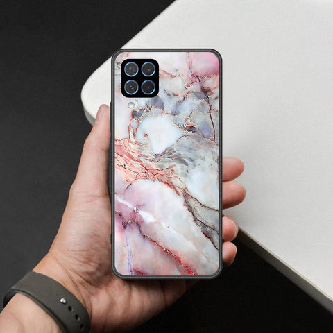 Samsung Galaxy F62 Cover - Colorful Marble Series - HQ Premium Shine Durable Shatterproof Case