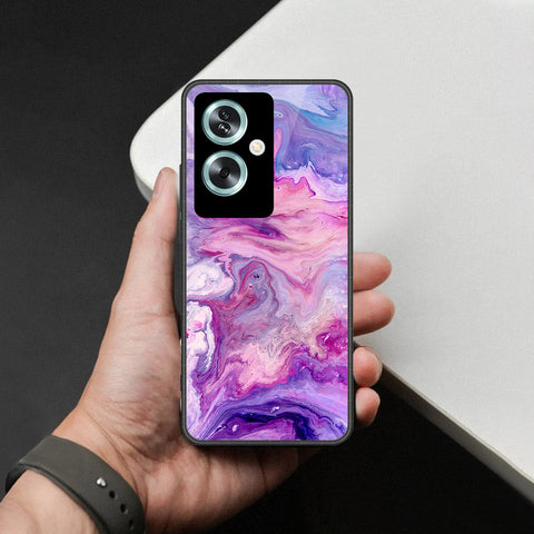 Oppo A2 Cover - Colorful Marble Series - HQ Premium Shine Durable Shatterproof Case