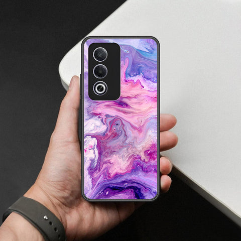 Oppo A80 Cover - Colorful Marble Series - HQ Premium Shine Durable Shatterproof Case