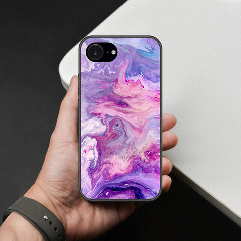 iPhone 16e Cover - Colorful Marble Series - HQ Premium Shine Durable Shatterproof Case