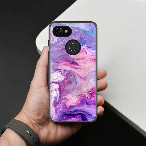 Google Pixel 3 XL Cover - Colorful Marble Series - HQ Premium Shine Durable Shatterproof Case