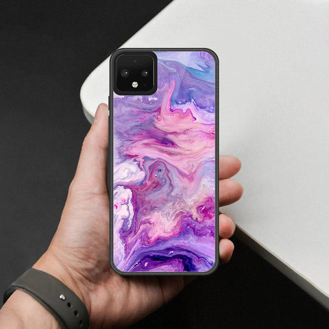 Google Pixel 4 XL Cover - Colorful Marble Series - HQ Premium Shine Durable Shatterproof Case