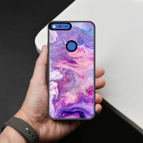 Google Pixel XL Cover - Colorful Marble Series - HQ Premium Shine Durable Shatterproof Case