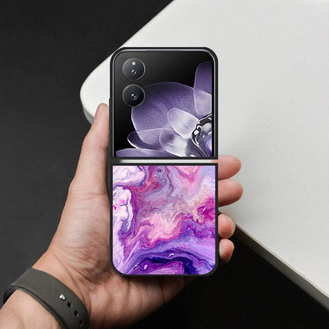 Xiaomi Mix Flip Cover - Colorful Marble Series - HQ Premium Shine Durable Shatterproof Case