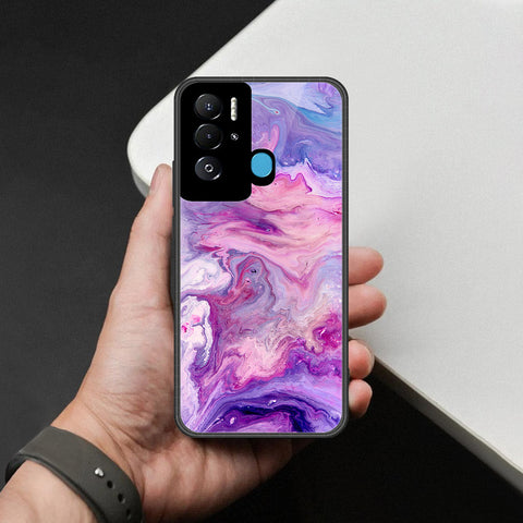 Tecno Pova Neo Cover - Colorful Marble Series - HQ Premium Shine Durable Shatterproof Case