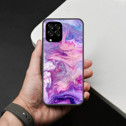 Samsung Galaxy M33 Cover - Colorful Marble Series - HQ Premium Shine Durable Shatterproof Case