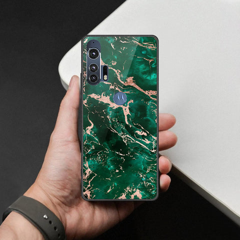 Motorola Edge Plus 2020 Cover - Colorful Marble Series - HQ Premium Shine Durable Shatterproof Case