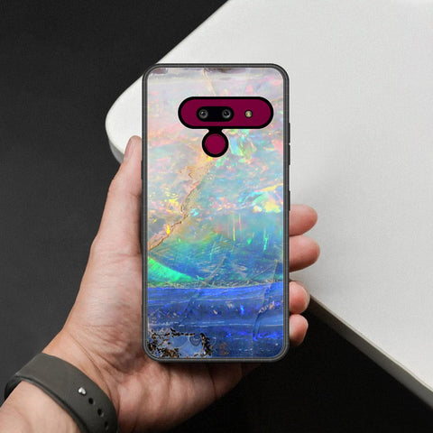 LG G8 ThinQ Cover - Colorful Marble Series - HQ Premium Shine Durable Shatterproof Case