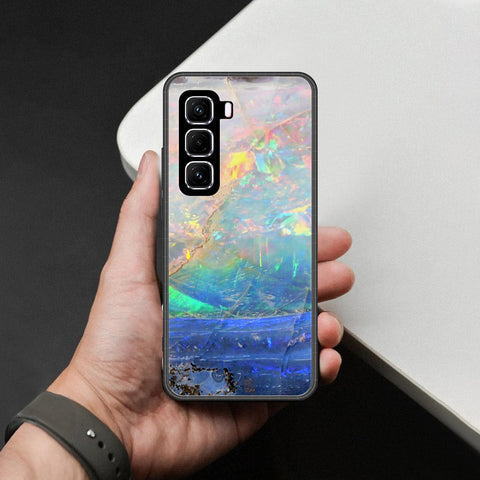 Infinix Hot 50 4G Cover - Colorful Marble Series - HQ Premium Shine Durable Shatterproof Case