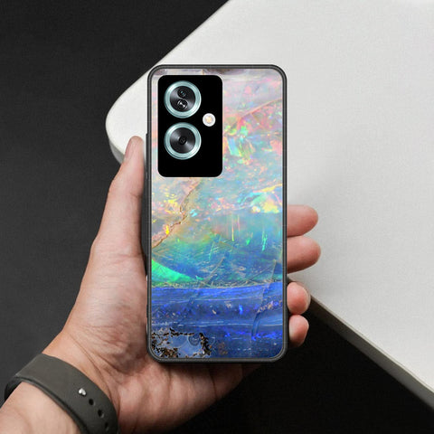 Oppo A2 Cover - Colorful Marble Series - HQ Premium Shine Durable Shatterproof Case