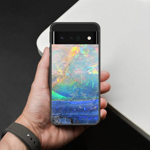 Google Pixel 6 Pro Cover - Colorful Marble Series - HQ Premium Shine Durable Shatterproof Case