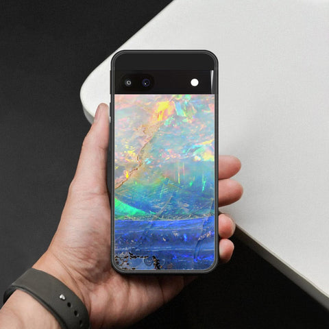Google Pixel 6a Cover - Colorful Marble Series - HQ Premium Shine Durable Shatterproof Case