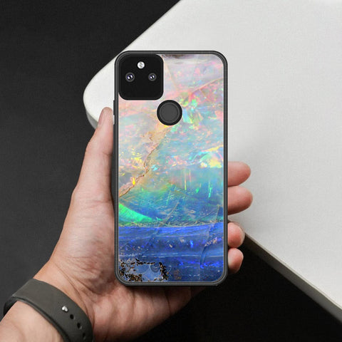 Google Pixel 5a 5G Cover - Colorful Marble Series - HQ Premium Shine Durable Shatterproof Case