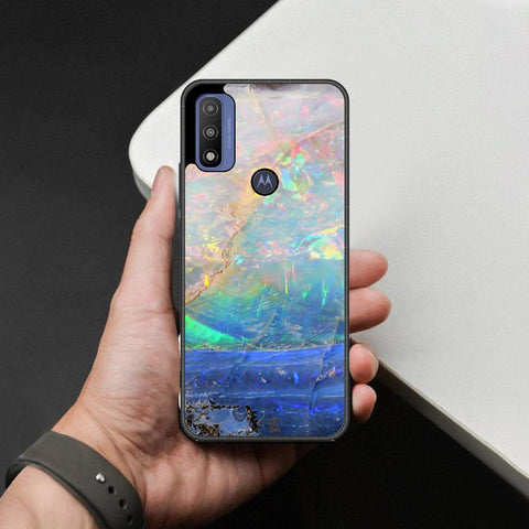 Motorola G Pure 2021 Cover - Colorful Marble Series - HQ Premium Shine Durable Shatterproof Case