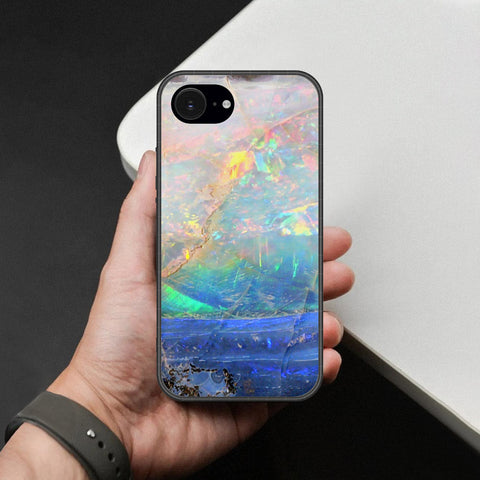 iPhone 16e Cover - Colorful Marble Series - HQ Premium Shine Durable Shatterproof Case
