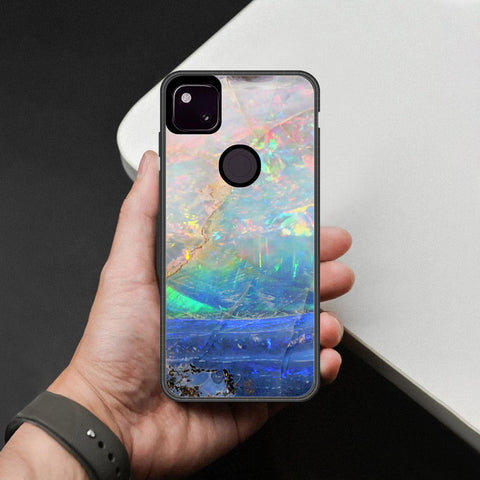 Google Pixel 4a 4G Cover - Colorful Marble Series - HQ Premium Shine Durable Shatterproof Case