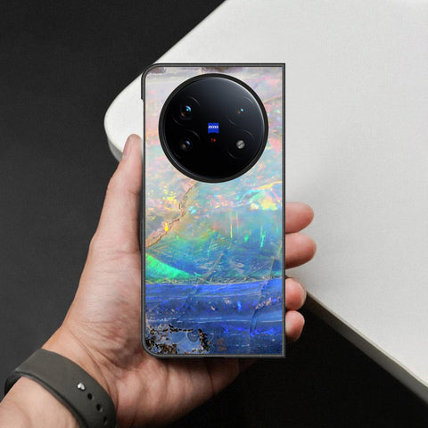 Vivo X Fold 5 Cover - Colorful Marble Series - HQ Premium Shine Durable Shatterproof Case