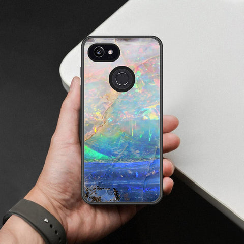 Google Pixel 3 Cover - Colorful Marble Series - HQ Premium Shine Durable Shatterproof Case