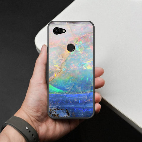 Google Pixel 3a Cover - Colorful Marble Series - HQ Premium Shine Durable Shatterproof Case