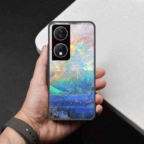 Honor 90 Smart Cover - Colorful Marble Series - HQ Premium Shine Durable Shatterproof Case