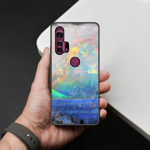 Motorola Edge Plus Cover - Colorful Marble Series - HQ Premium Shine Durable Shatterproof Case