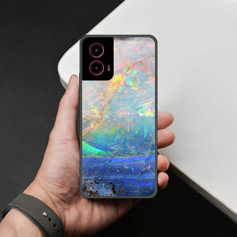 Motorola Moto G45 Cover - Colorful Marble Series - HQ Premium Shine Durable Shatterproof Case