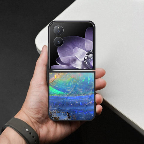 Xiaomi Mix Flip Cover - Colorful Marble Series - HQ Premium Shine Durable Shatterproof Case