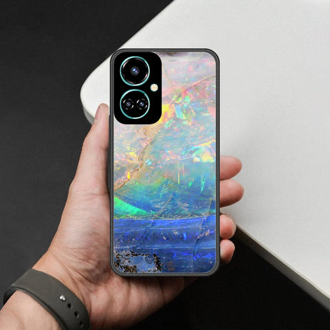 Tecno Camon 19 Cover - Colorful Marble Series - HQ Premium Shine Durable Shatterproof Case