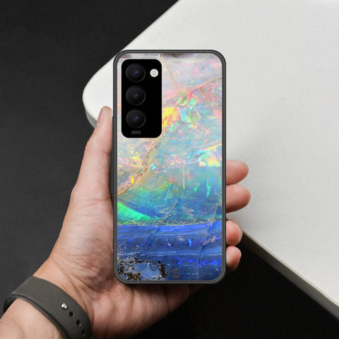Tecno Camon 18 Premier Cover - Colorful Marble Series - HQ Premium Shine Durable Shatterproof Case
