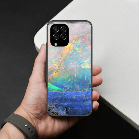 Samsung Galaxy M33 Cover - Colorful Marble Series - HQ Premium Shine Durable Shatterproof Case
