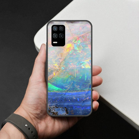 Realme Narzo 30 5G Cover - Colorful Marble Series - HQ Premium Shine Durable Shatterproof Case