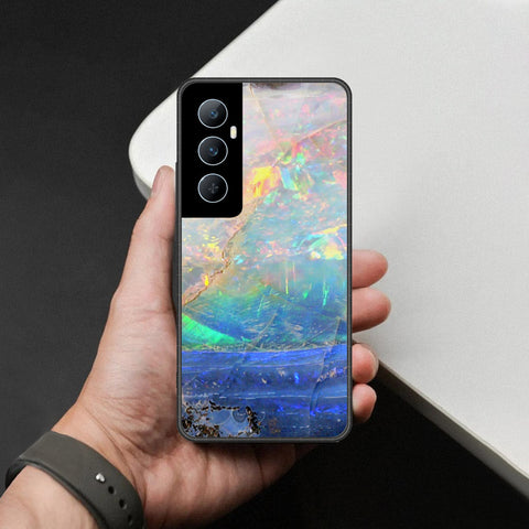 Realme C65 Cover - Colorful Marble Series - HQ Premium Shine Durable Shatterproof Case