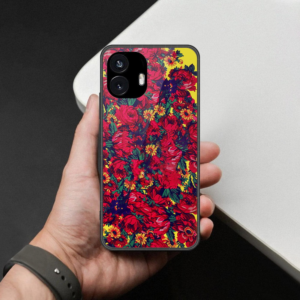 Nothing Phone 2 Cover - Foral Series - HQ Premium Shine Durable Shatterproof Case