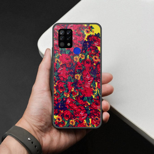 Tecno Pova LD7 Cover - Foral Series - HQ Premium Shine Durable Shatterproof Case