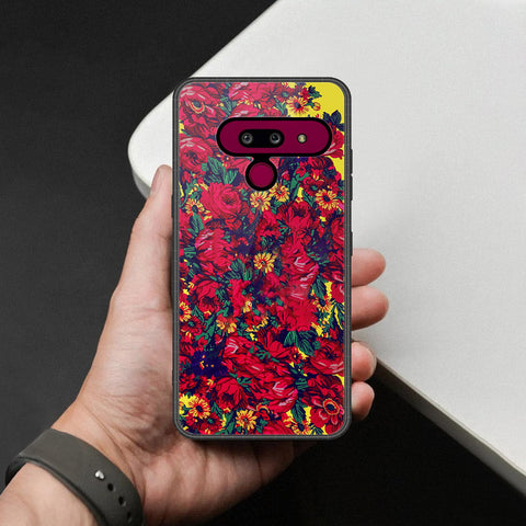 LG G8 ThinQ Cover - Foral Series - HQ Premium Shine Durable Shatterproof Case