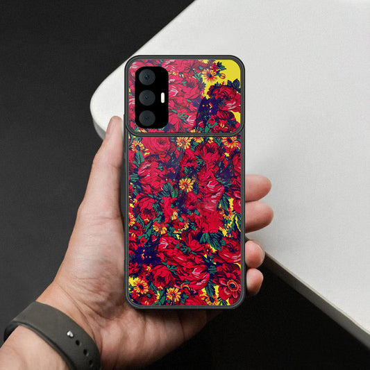 Tecno Spark 8 Pro Cover - Foral Series - HQ Premium Shine Durable Shatterproof Case